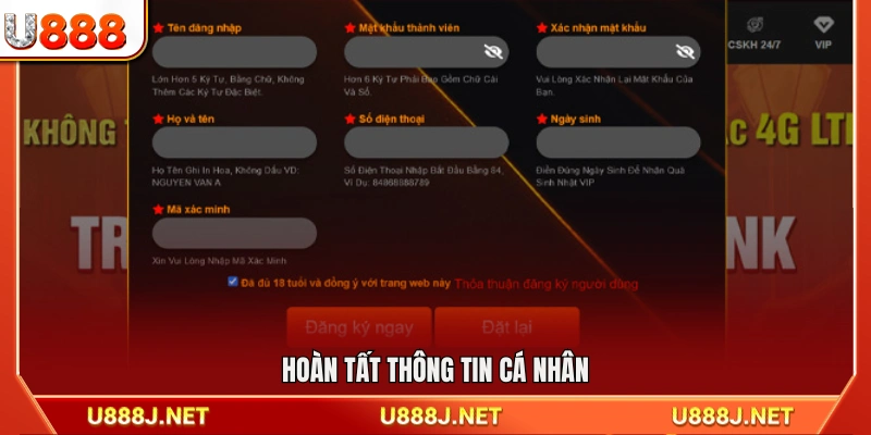 Cập nhật thông tin cá nhân theo yêu cầu hệ thống 